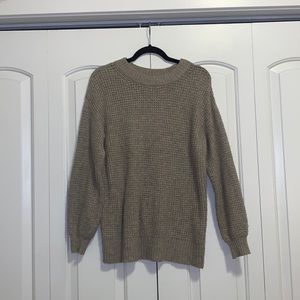 AE Cloudspun Sweater, Tan/Beige, Size Small